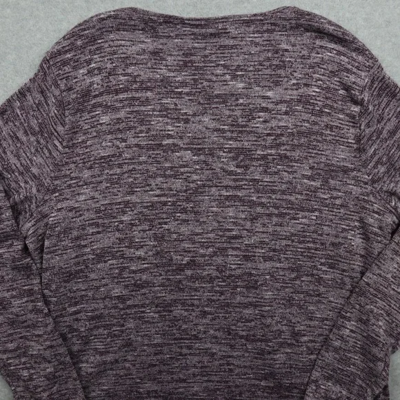 Apt 9 Sweater Womens XL Pullover Lightweight Knit Heather Purple Long Sleeve - Picture 9 of 9